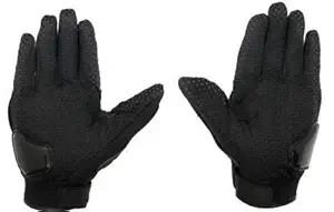 AUTOPOWERZ Bikers Gloves Riding Gloves (L, Black)