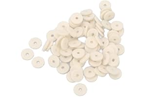 SUNGOOYUE Rondelle de Feutre de Piano, Feutre D'accordage de Piano, Rondelle de Réglage D'accordage de Feutre de Piano Kit D'accessoires de Réparation D'épaisseur de 2 Mm, 90 Pièces