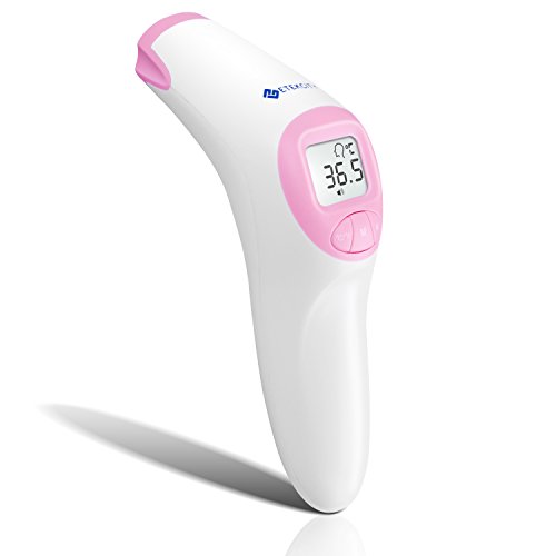 Etekcity Non-contact High Accuracy Infrared Forehead Thermometer for Baby, FDA/CE/ISO Approved, with Fever Alarm & Silence Function, Accuracy Calibration, Both Body & Object Temperature Measurement
