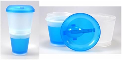 Cereal To Go Cereal Cups Mug with Spoon and Insulated Milk Cooling Compartment for on the go