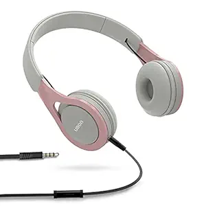 Sound King GHP-335 On-Ear Wired Bluetooth Headphone, Deep Bass with in-Built Mic & Comfortable Ear Cushions (Pink)