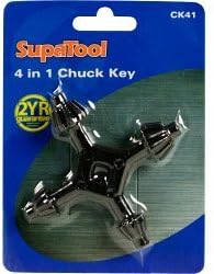 SupaTool4 in 1 Universal Drill Chuck Key Chuck Keys 2 Year Guarantee