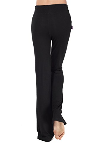 Jogginghose Damen Casual Straight-Bein-Hose mit Tunnelzug für Yoga und Jogger - 2