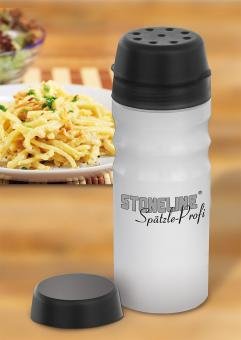 STONELINE Spätzle Profi – 2 Portionen, mit zusätzlichem Deckel für Dressings, Pfannkuchen, Rührei, etc. - 2