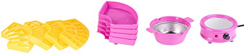 Rosenstein & Söhne Gummibärchen-Maschine und Schokokonfekt-Maker mit Gussformen-Set, 25 W - 3