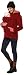 Happy Mama. Women's Maternity Fleece Hoodie Duo Top Carrier Baby Holder. 032p (Crimson, UK 16/18, 2XL)