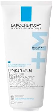 La Roche Posay Lipikar AP+M Balsamo Leggero Anti-Irritazioni, Per Pelle Secca a Tendenza Atopica, Azione Lenitiva Anti-Ricomparsa, Sollievo Immediato dal Prurito, Con Acqua Posae+ e Microresyl, 200 ml