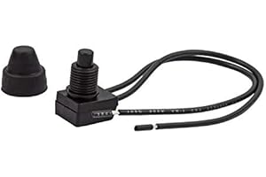 CUSTOM CHROME INTERRUTTORE PULSANTE TASTO SWITCH RESET TACHIMETRO CONTACHILOMETRI per Compatibile con HARLEY Softail, Dyna, Touring, Sportster 98-17