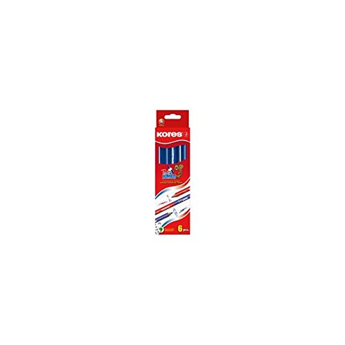 Kores Dreikant-Lehrerbuntstift TWIN Jumbo, blau/rot VE = 1