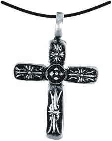 Follower cross with blossoms