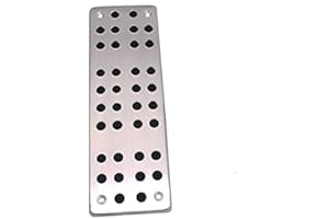 DJHWWD Repose Pied Voiture For Peugeot 207 301 307 208 2008 308 408 Cc/Citroen C3 C4 / DS 3 4 6 DS3 DS4 DS6 Plaque de coussinet à pédale de vitesse de l'essence de voiture (Color Name : AT 1PCS)