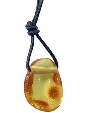 Bernstein Amulett MINI Bernstein Anhänger mit Band Art.Nr.9100.11