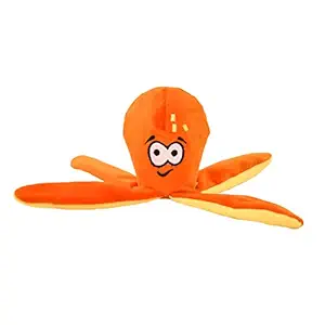 Goofy Tails Inky The Octopus Crinkle Plush Toy for Dogs | Squeaky Toys for Puppies | Interactive Dog Chew Toy for Small and Medium Dogs