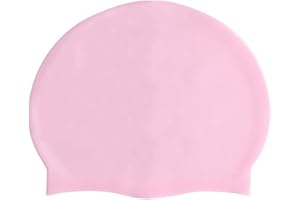 HYCOPROT Kids Swimming Cap 100% Silicone Swimming Hats for Boys And Girls Comfortable And Elastic Waterproof Swim Caps,Elastic Swim Hat For Long Hair And Short Hair