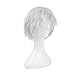 DAOKAI® Tokyo Ghoul Kaneki Ken Soul Gintoki Sakata Gintama short cosplay Straight Silver Grey wig with free cap