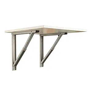 Ebco Products Foldable Table Bracket (Grey, 300 mm, 12-inch)