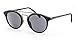 Produktbild Filtral Runde Sonnenbrille/Modische Twin-Träger Sonnenbrille in Schwarz mit glänzendem Finish für Damen und Herren F3024608