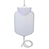 CleanStream 2.5 quart silicone open flow enema bag with hose and hook