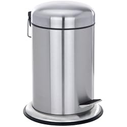Wenko 20030100 Poubelle à Pédale Nova Inox