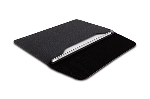 Maroo Leder Sleeve mit magnetischer Frontklappe f  r Microsoft Surface Pro 3 braun schwarz
