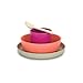 Produktbild EKOBO 37100 Bambino Kindergeschirr-Set, fuchsia / coral / stone