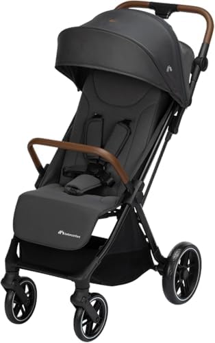 Bebeconfort Indra, Passeggino per Bambini 0-4 anni (22 kg), Chiusura Rapida Automatica, Passeggino Compatto Reclinabile, Sospensioni Integrate, Compatibile con Seggiolino Auto, Mineral Graphite