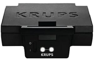 Krups FDK 451 Appareil à croque-monsieur 850 W, plaques 25 x 12 cm (Noir)