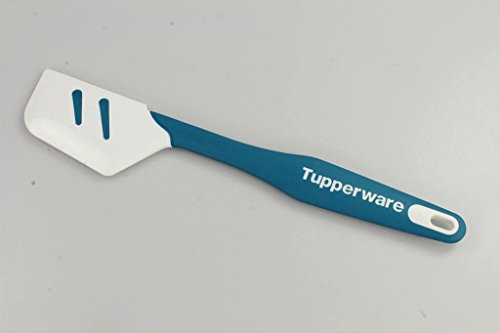 TUPPERWARE Griffbereit Top-Schaber blau-weiß D167 Silikon TOP-Teigspachtel 15877