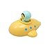 Produktbild WRUMLJUFX Yun Yu Spielen Wasser Spielzeug Kinder Puzzle Dusche Baby Spielen Wasser Kleine Schildkröte Bad Wird Regen Wolken, Kettenspray U-Boot (gelb)