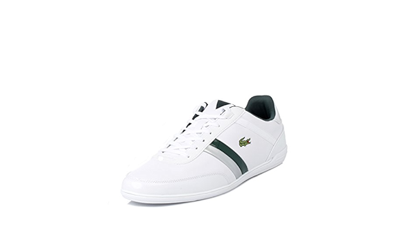 lacoste mens giron trainers white