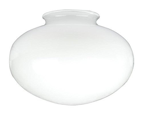 Westinghouse Lighting 8705140 Lampenschirm 6,8 cm aus satiniertem Glas, Pilzform, weiß, 17.4 x 17.4 x 12.5 cm