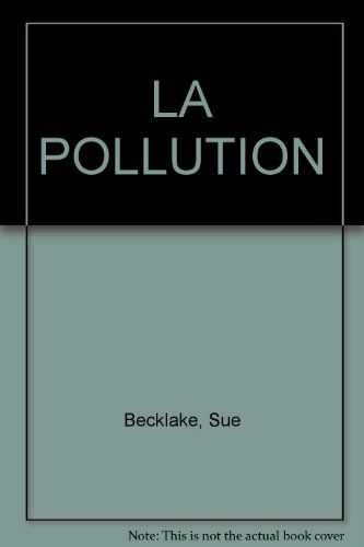 couverture de : La Pollution