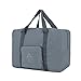 Produktbild SHINING KIDS Faltbare Reise Aufbewahrungstasche Reisetaschen FüR Kurze Strecken Tragbare Wasserdichte Oxford-Stoffhandtasche Mit GroßEm FassungsvermöGen,Gray