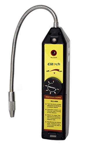 Preisvergleich Produktbild Elitech Gasleckdetektor Luftprüfung Autokältemittel-Lecksucher WJL-6000