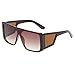 Produktbild iCerber sonnenbrillen Elegant Niedlichen Charmant Mode Mann Frauen unregelmäßige Form Sonnenbrille Brille Vintage Retro Style UV 400 2019 Neu(MMehrfarbig)