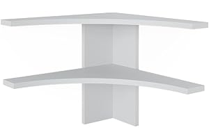 Vicco Regał narożny Roman, biały, 43,5 x 37 cm