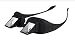 Produktbild Prismabrille HD Horizontal Loon Brille Brechung Brille Bett Prismenbrille Brille, Lazy Readers 90 Grad Schwarz