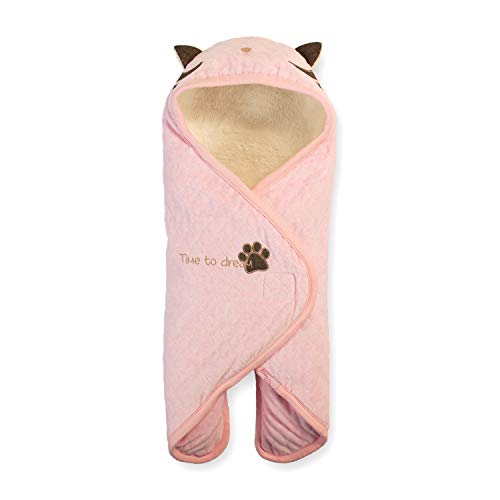 Preisvergleich Produktbild Premium Baby-Schlafsack Kuscheldecke - Die Buutzi Einschlagdecke für Maxi Cosi & Kinderwagen - ein Babynest Pucksack für Winter & Sommer - geniale Baby-Geschenke zur Geburt oder Tauf-Geschenke (Rosa)