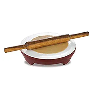 SHOPECOM polpat roti Maker Plastic Fiber Unbreakable, Rolling-pin Board, Life time Durable roti/papad/chapati/Puri Maker (1pcs)