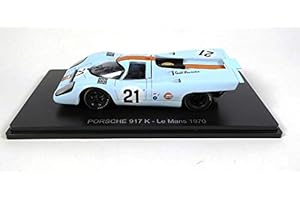 OPO 10 - Auto kompatibel mit Porsche 917 K # 21 - Le Mans 1970 - Rodriguez-Kinnunen - Spark 1/43 für Hachette Japon (LM09)