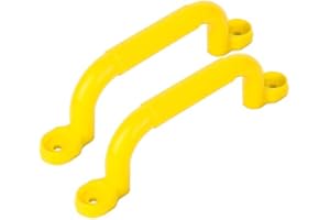 VGEBY Climbing Frame Handles, Plastic Kids Children Playground Safety Non-slip Handle Swing Toy Accessories(Yellow)