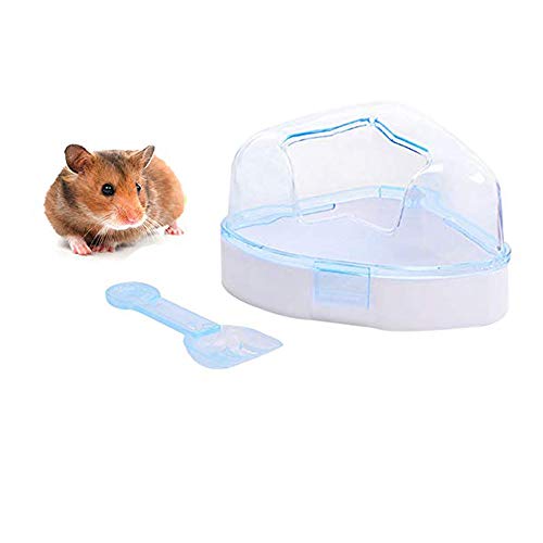 Toruiwa Salle de Bain Toilettes Terre à Bain pour Hamster Souris Petits Animaux