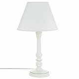 Atmosphera Lampe à Poser - Style épuré - Coloris Blanc patiné