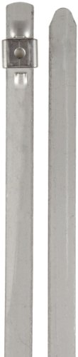 band-it AS6219 tie-lok 304 stainless steel cable Tie, 3/20,3 cm, larghezza 21,8 cm, lunghezza 3,8 cm, diametro massimo, 100 per bag