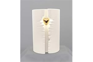 Aesthetic Urns Urne für Asche, Beerdigungsurne mit LED-Licht