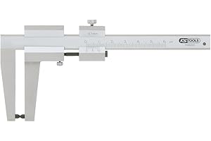 KS Tools 300.0535 Calibre à coulisse inox pour Disque de frein Vernier à vis Coffret bois