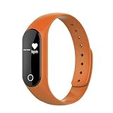 Lemumu YYM 25 Schickes Armband/Smart Watch/Aktivität TrackerLong Standby/Schrittzähler/Pulsmesser/Wecker/Abstand Tracking, Blau