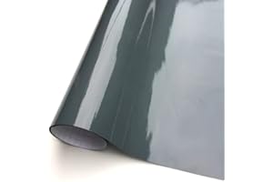 BKSTUFF BkWrapping Pellicola Adesiva per Auto Grigio Lucido Canna di fucile, Pellicola Rivestimento Protezione Adesiva, Car Sticker Wrapping (30cm x 150cm)