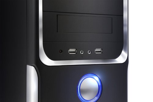 CSL Office PC Motion X2145 inkl. Windows 10 – Intel QuadCore 4x 2000MHz, 8GB RAM, 500GB HDD, Intel HD Grafik, DVD, USB 3.1 - 3