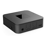 Transmisión inalámbrica de música a corta distancia: el modo de transmisión Bluetooth es adecuado para audio de alta fidelidad, iPod, PSP, reproductor de MP3, TV, computadora, CD ... y otros dispositivos de interfaz de 3,5 mm. La transmisión de audio se transmite de forma inalámbrica a través de la tecnología Bluetooth del producto. Luego, puede recibir música de forma inalámbrica al recibirla a través de un altavoz Bluetooth o un auricular Bluetooth.